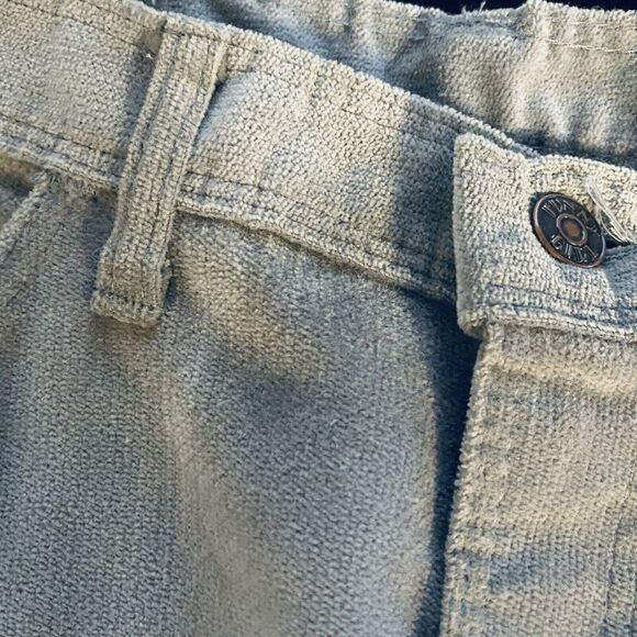 Vintage Funny Girl Gray Velvet Straight Leg Jeans Womens Size 15/16 - Picture 2 of 9